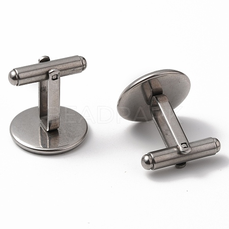 Tarnish Resistant 304 Stainless Steel Cuff Buttons LS-STAS-Z015-33F-1