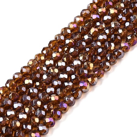 Electroplate Glass Beads Strands X-EGLA-A044-T2mm-B02-1