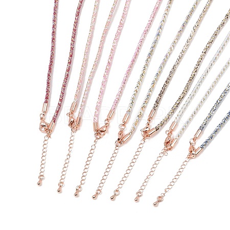 2.5MM Round Nylon Cotton Cord Necklace Making NJEW-C106-01RG-1