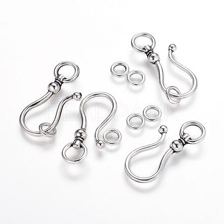 Tibetan Style S Hook Clasps LF5091Y-NF-1