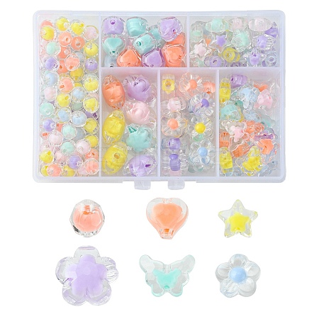 Transparent Acrylic Beads TACR-YW0001-78-1