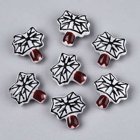 Handmade Lampwork Enamel Beads LAMP-T023-21A-1