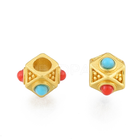 Alloy Enamel Beads FIND-G035-33MG-1