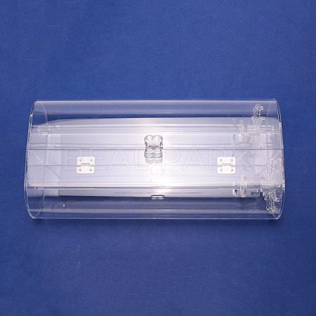 Acrylic Jewelry Organizer Necklaces Stand AJEW-WH0258-116-1