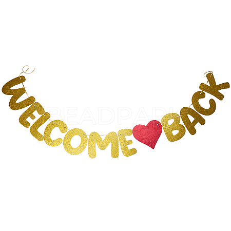 Paper Welcome Back Matter Banner DIY-WH20001-89D-1