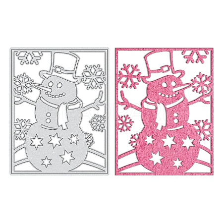 Christmas Carbon Steel Cutting Dies Stencils DIY-WH0170-096-1