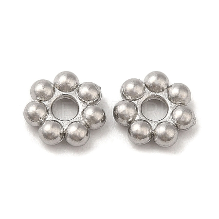 Non-Tarnish 304 Stainless Steel Spacer Beads STAS-H176-04C-P-1
