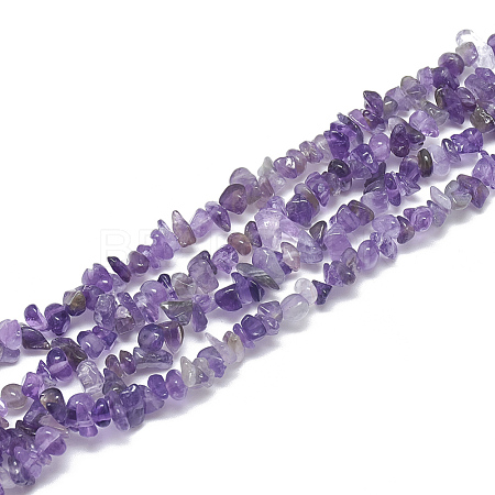 Natural Amethyst Beads Strands G-S315-15-1