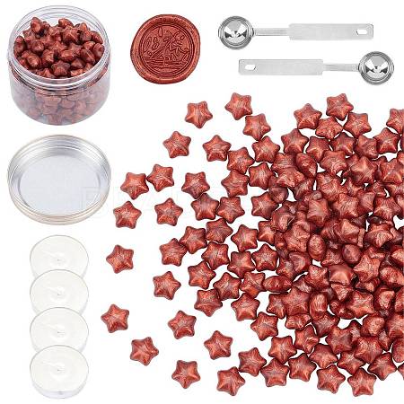 Sealing Wax Particles Kits for Retro Seal Stamp DIY-CP0003-54H-1
