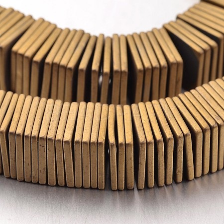 Electroplate Non-magnetic Synthetic Hematite Bead Strands G-F300-20B-F03-1