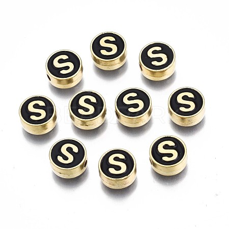 Alloy Enamel Beads ENAM-N052-006-02S-RS-1