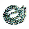 Handmade Foil Glass Beads Strands FOIL-N029-05C-2