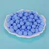 Round Silicone Focal Beads SI-JX0046A-105-3