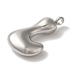 Non-Tarnish 304 Stainless Steel Pendants STAS-M017-08P-12-2