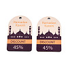 Single-Sided Printed Wood European Big Pendants WOOD-N005-94B-2