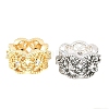 Brass+Cubic Zirconia European Beads KK-B186-06M-1