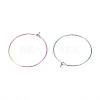 Ion Plating(IP) 316L Surgical Stainless Steel Hoop Earring Findings STAS-D164-01M-2