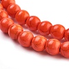 Synthetic Turquoise Beads Strands TURQ-G106-8mm-02G-3