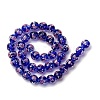Luminous Handmade Glod Sand Lampwork Beads Strands LAMP-B028-03N-10mm-3