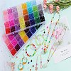1280Pcs 32 Colors Transparent Acrylic Beads TACR-SZ0001-20B-8