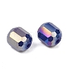 Electroplate Column Glass Beads EGLA-A043-02-AB16-2