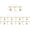 Handmade Brass Bar Link Chains CHC-I035-11G-2