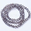 Electroplate Glass Beads Strands EGLA-A034-T6mm-A09-2