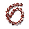 Handmade Porcelain Flower Beads Strands PORC-F003-01A-3