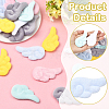 48Pcs 6 Colors Cloth Ornament Accessories DIY-SC0032-26-3