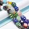 Handmade Millefiori Glass Bead Strands LAMP-G100-04-4