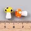 Mushroom Handmade Lampwork Beads Strands LAMP-R116-03A-5