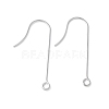 316 Surgical Stainless Steel Earring Hooks STAS-Z124-02B-P-1