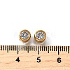 201 Stainless Steel Rhinestone Beads STAS-F318-02G-3