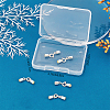 4 Sets 925 Sterling Silver Spring Ring Clasps STER-BBC0001-25-7
