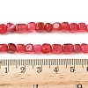 Natural Dragon Veins Agate(Dyed & Heated) Beads Strands G-G177-E18-03-2
