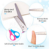 6Pcs 6 Styles Steel Scissors TOOL-TA0001-09-5