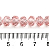 Transparent Baking Paint Glass Beads X1-DGLA-A034-T8mm-D10-4