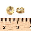 Rack Plating Brass Cubic Zirconia Beads KK-K349-03G-3