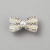 Alloy Rhinestone Shank Buttons BUTT-WH0024-039C-1
