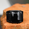Alloy with Glass Finger Rings for Men FS-WG2A945-10-2