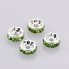 Brass Grade A Rhinestone Spacer Beads RB-A014-Z7mm-07S-1