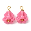 Dyed Synthetic Coral Pendants GG-CBAC295-01G-02-1