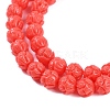 Synthetic Coral Carved Beads Strands CORA-C003-01C-3