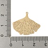 Brass Etched Metal Embellishments Connector Charms KKC-D001-25KCG-3