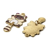 Alloy Enamel Pendants FIND-I064-03G-02-2
