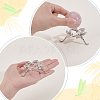Dragonfly Alloy Crystal Ball Holders DJEW-WH0103-009-3