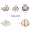 SUPERFINDINGS 5 Styles Shell Beads SHEL-FH0001-22-2