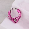 316L Stainless Steel Micro Pave Cubic Zirconia Hoop Nose Rings WG5D603-10-1