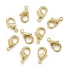 Brass Lobster Claw Clasps X-KK-903-G-NF-3