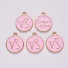Alloy Enamel Pendants ENAM-S124-01B-09E-2
